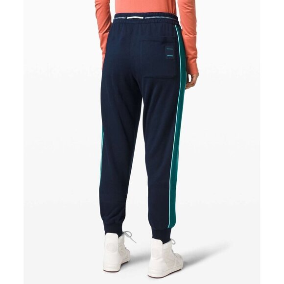 Lululemon x Roksanda Face Forward Jogger True Navy‎ / Emerald / Arctic Teal Sz 2 - Picture 2 of 10